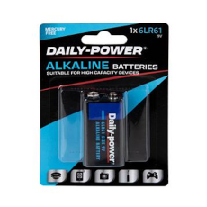 Alkaline Battery 9 Volt - single